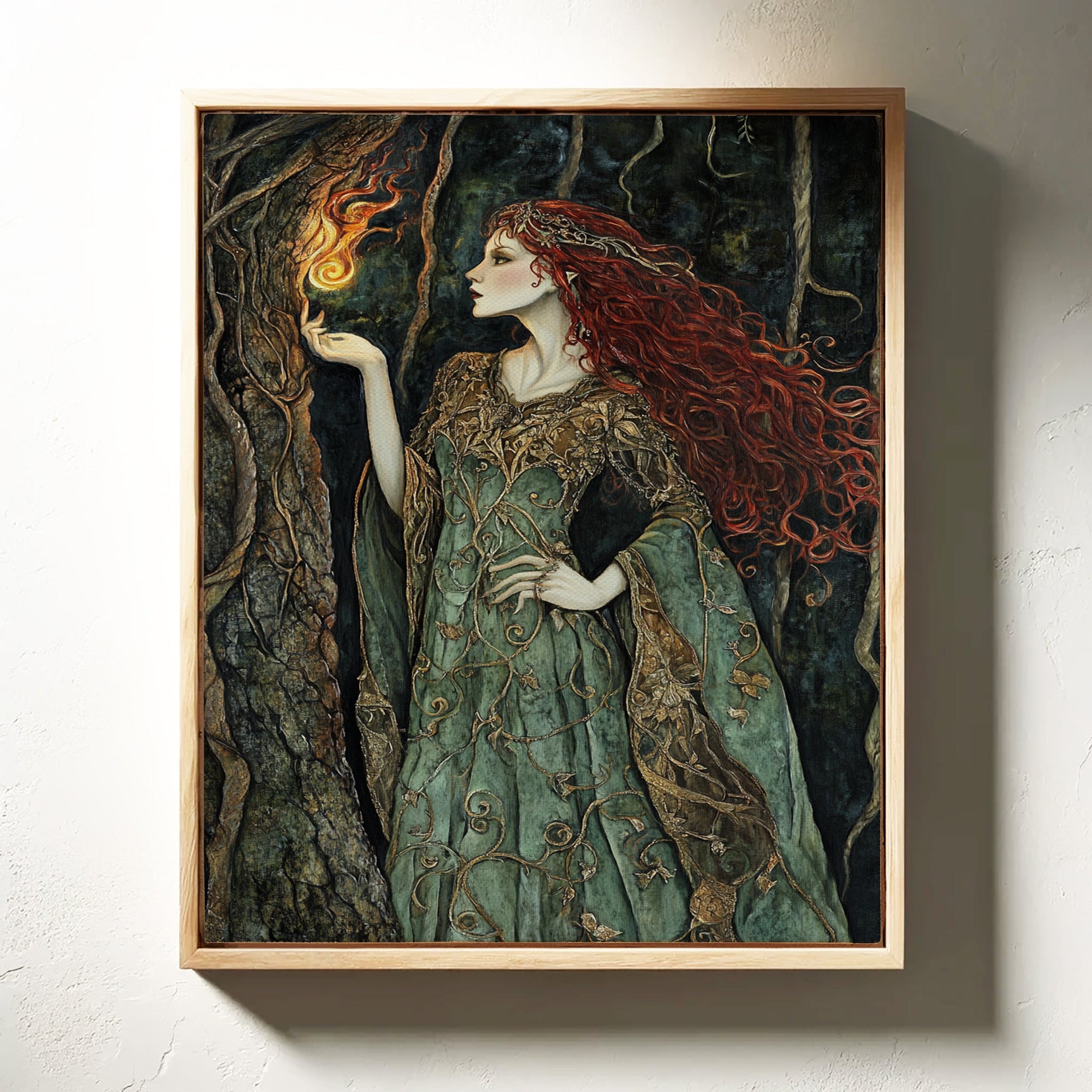 Ember's Light in the Forest