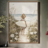 Seaside Surfer Girl