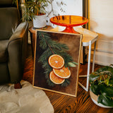 Citrus Amidst Pine Whispers