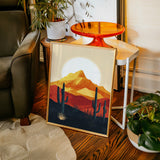Desert Sunrise - Bold Landscape Art