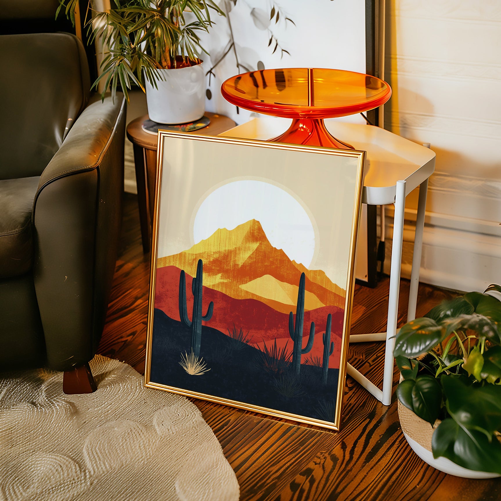 Desert Sunrise - Bold Landscape Art