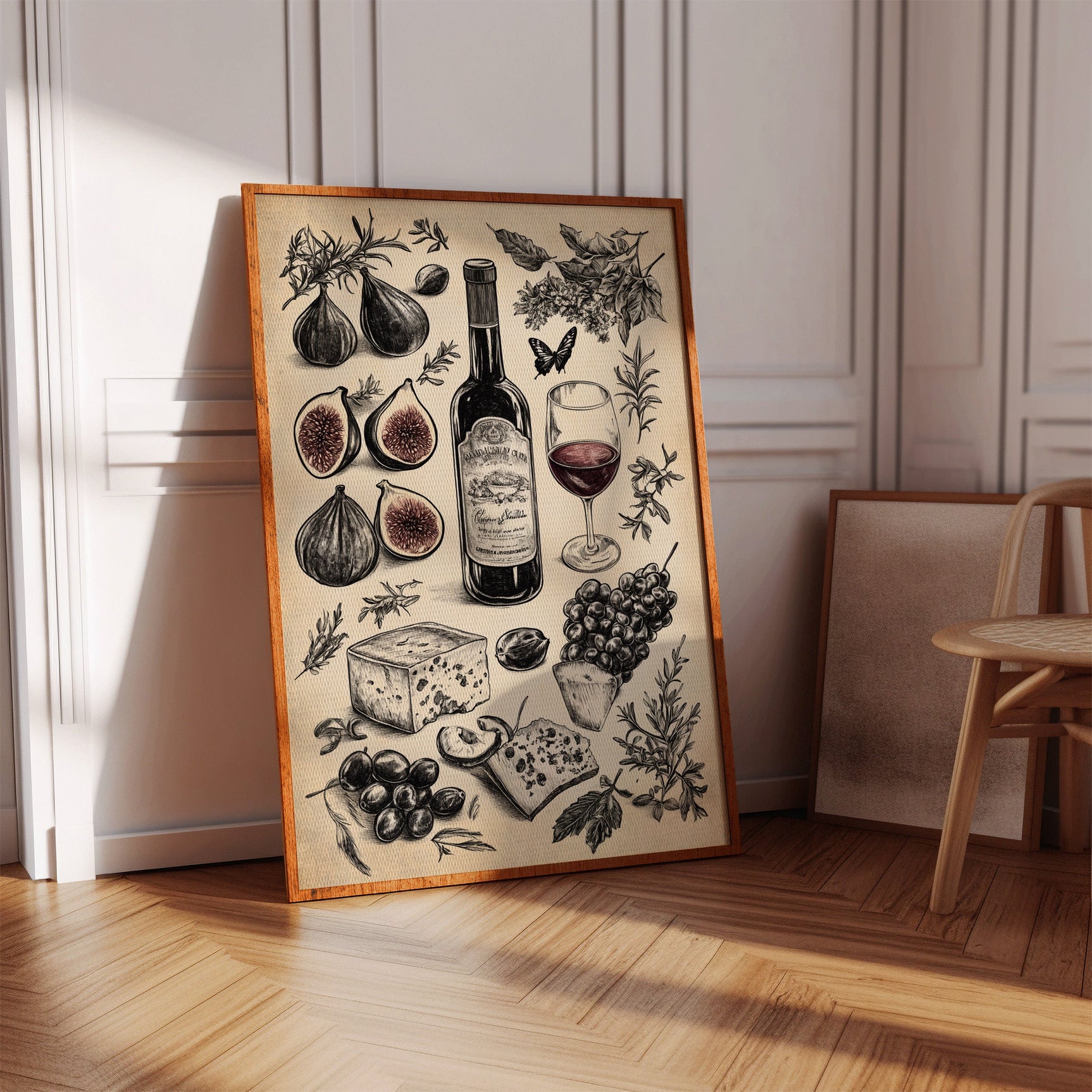 Vintage Vineyard Reverie