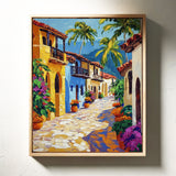Sunlit Pathways of Color