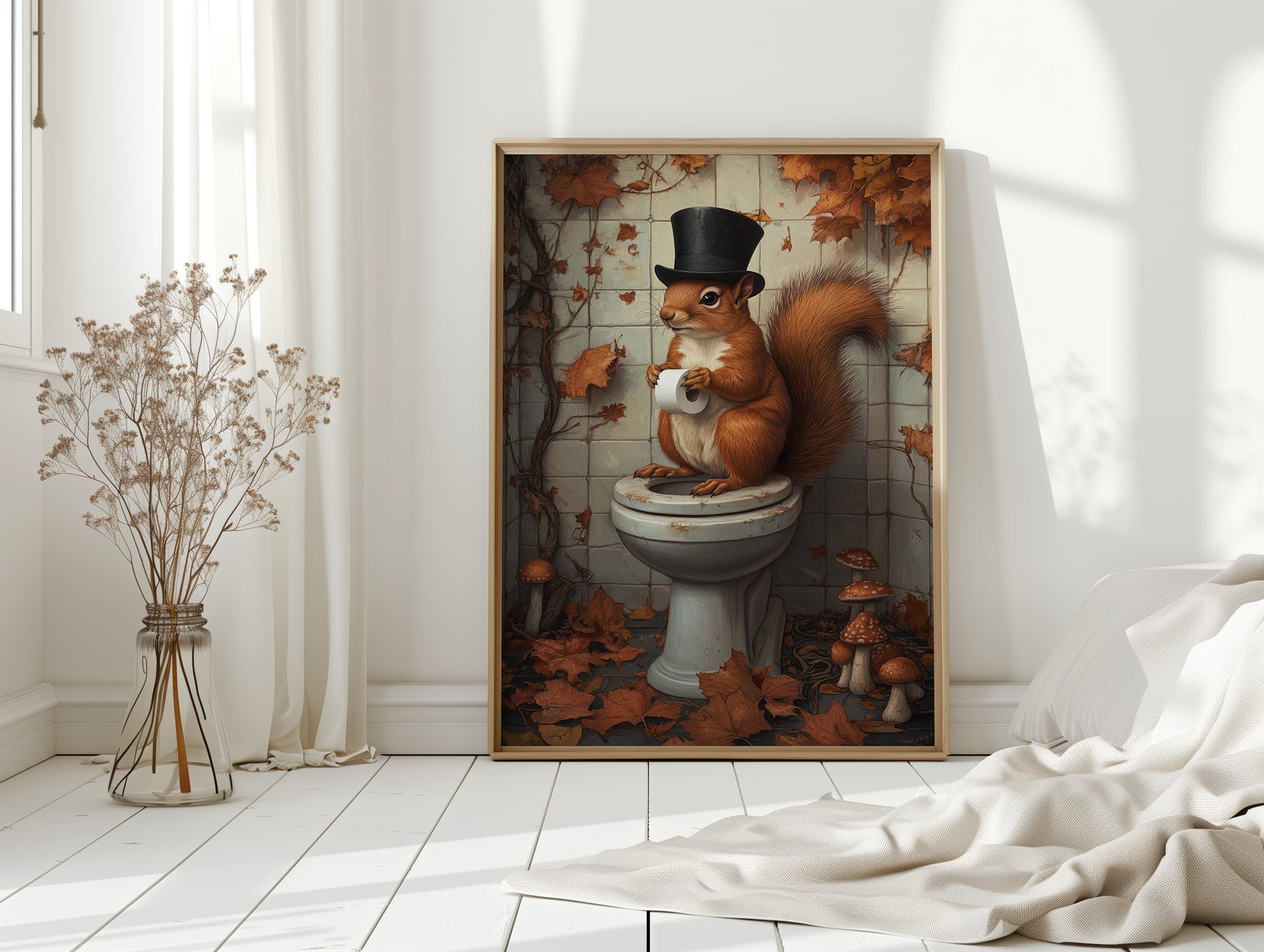 A Squirrel's Unexpected Interlude