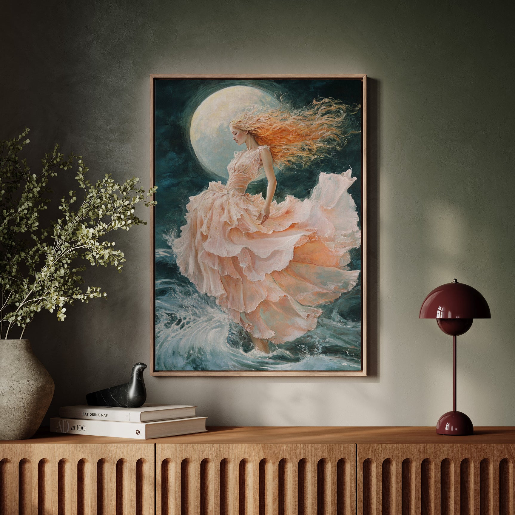 Moonlit Seraphic Waves