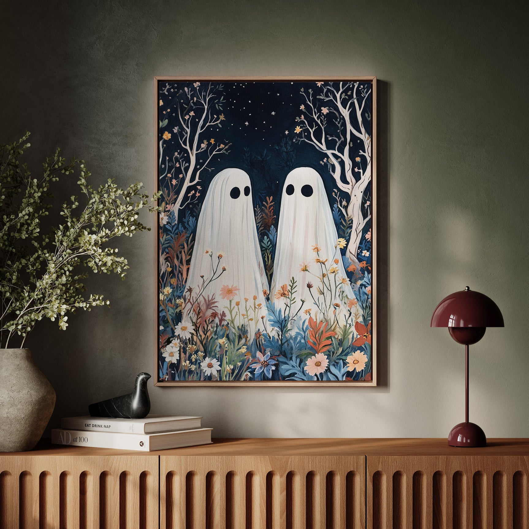 Whispers in the Moonlit Garden