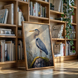 Azure Serenity Heron