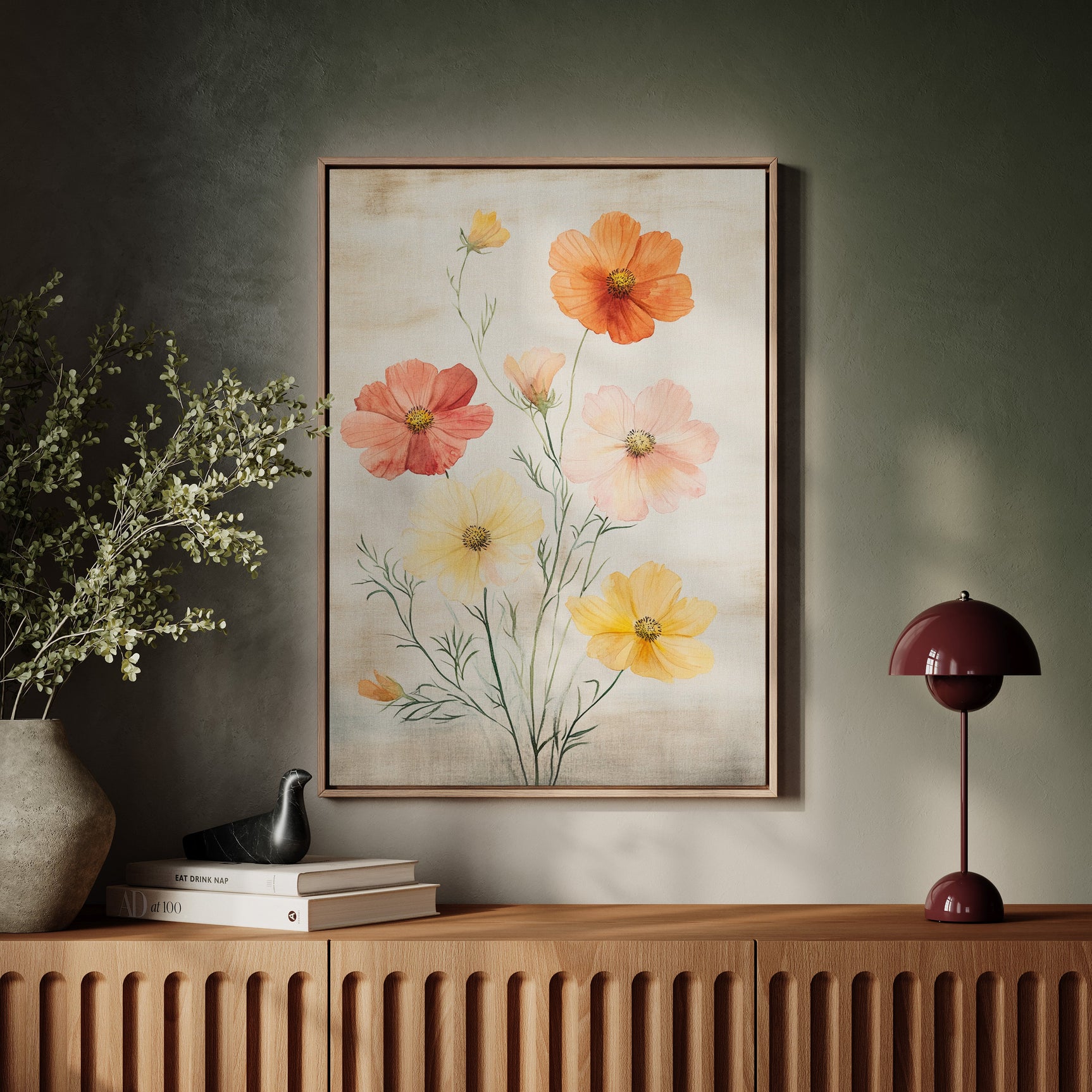Sunlit Pastel Blossoms
