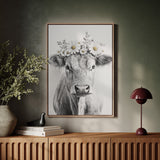 Rustic Daisy Cow
