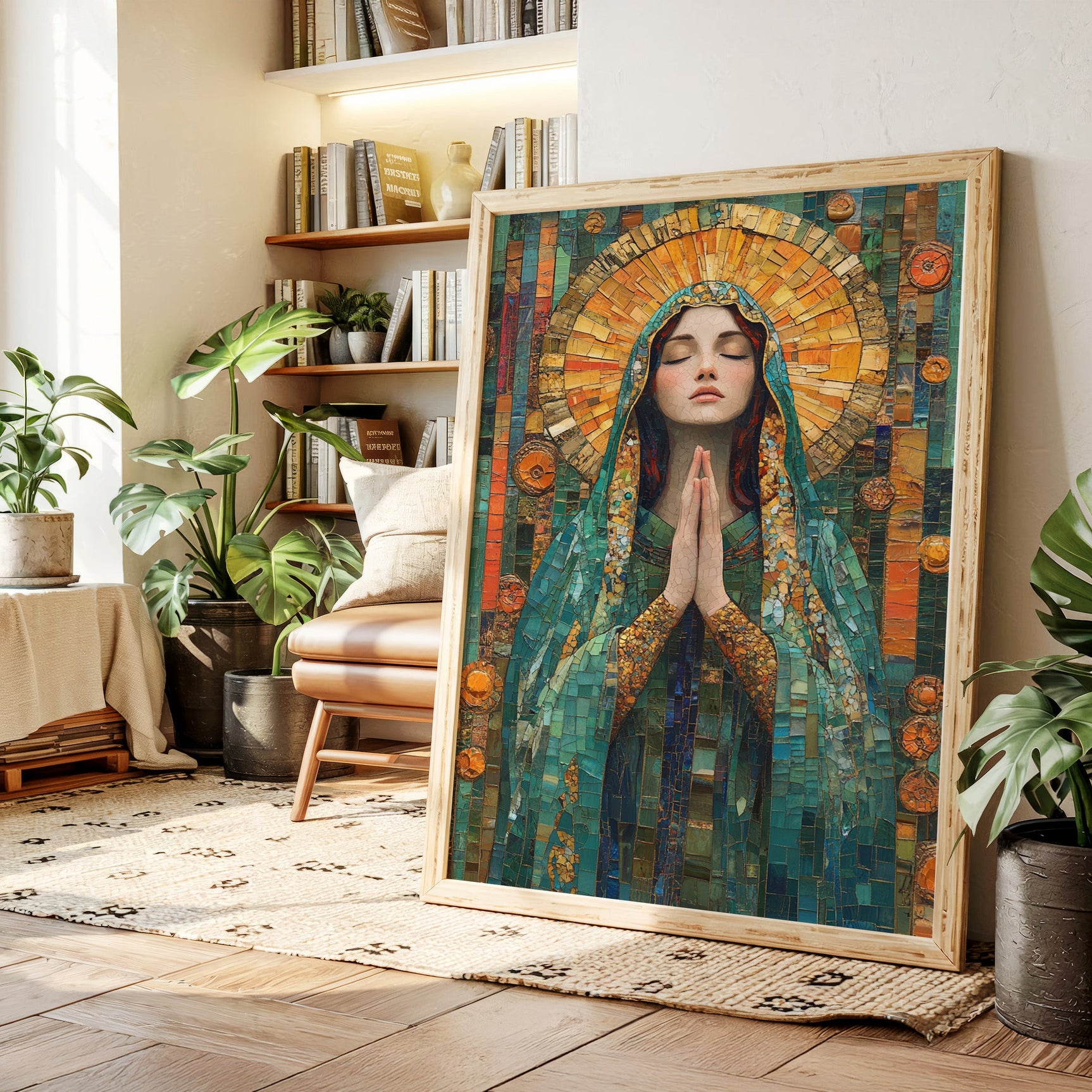 Serenity in Mosaic Light