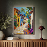 Sunlit Pathways of Color