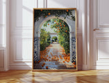 Sunlit Citrus Pathway