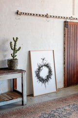 Monochromatic Wreath in Winter