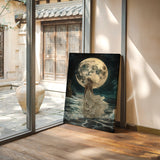 Lunar Reverie by the Sea