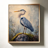Azure Serenity Heron