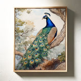 Emerald Peacock Elegance