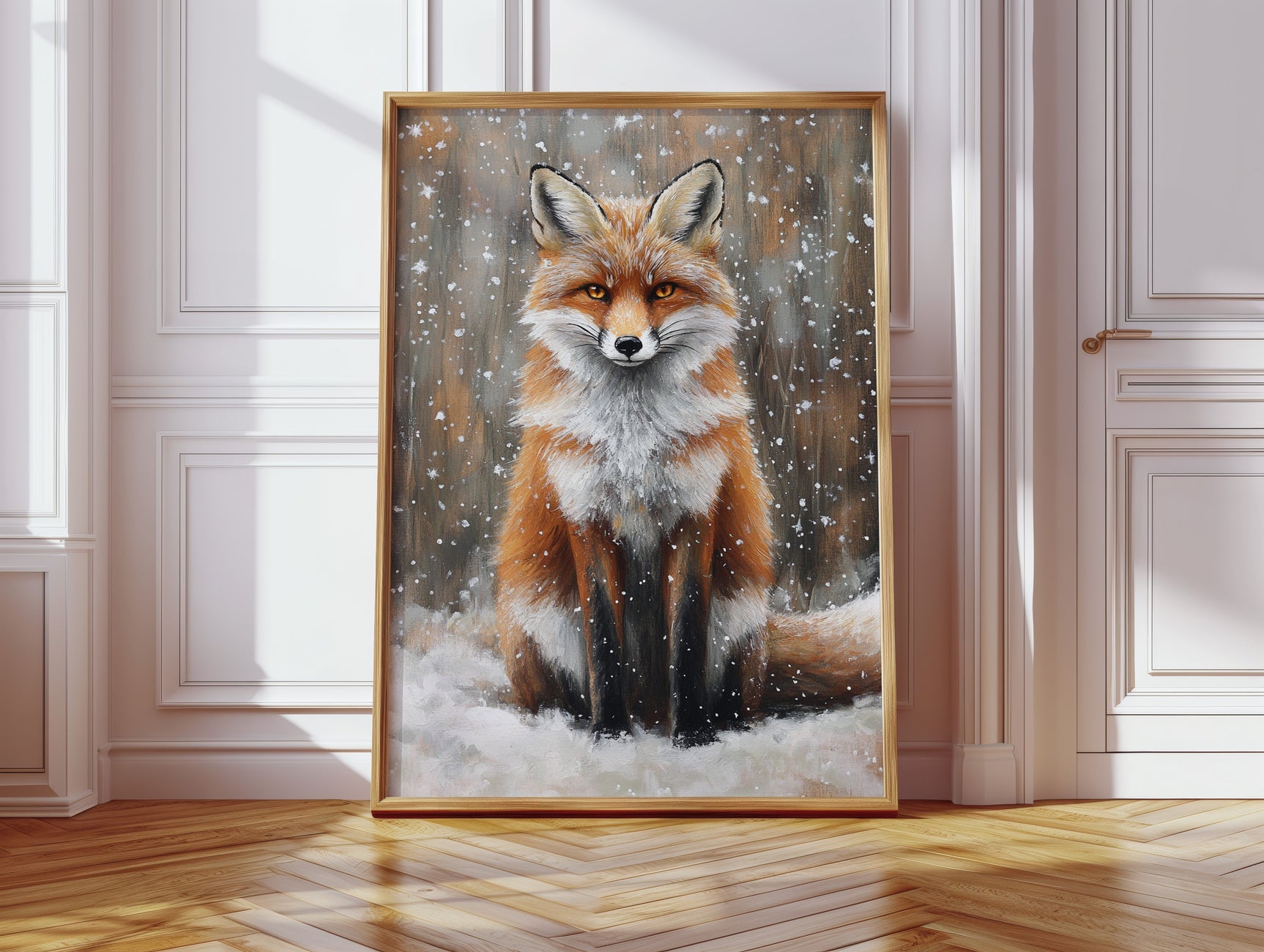 Crimson Snow Fox