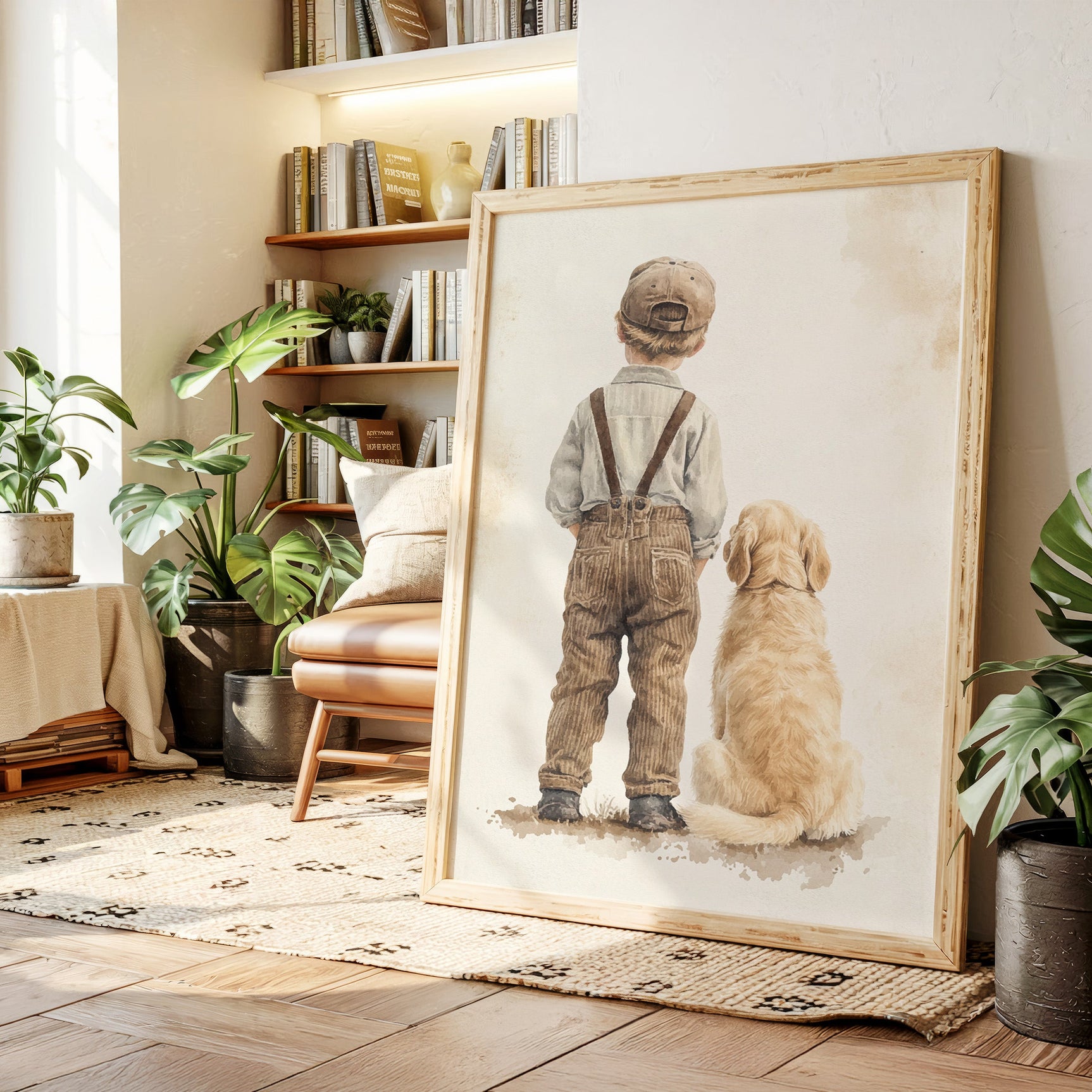 Timeless Companions in Sepia