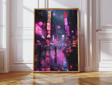 Neon Dreams in Rain