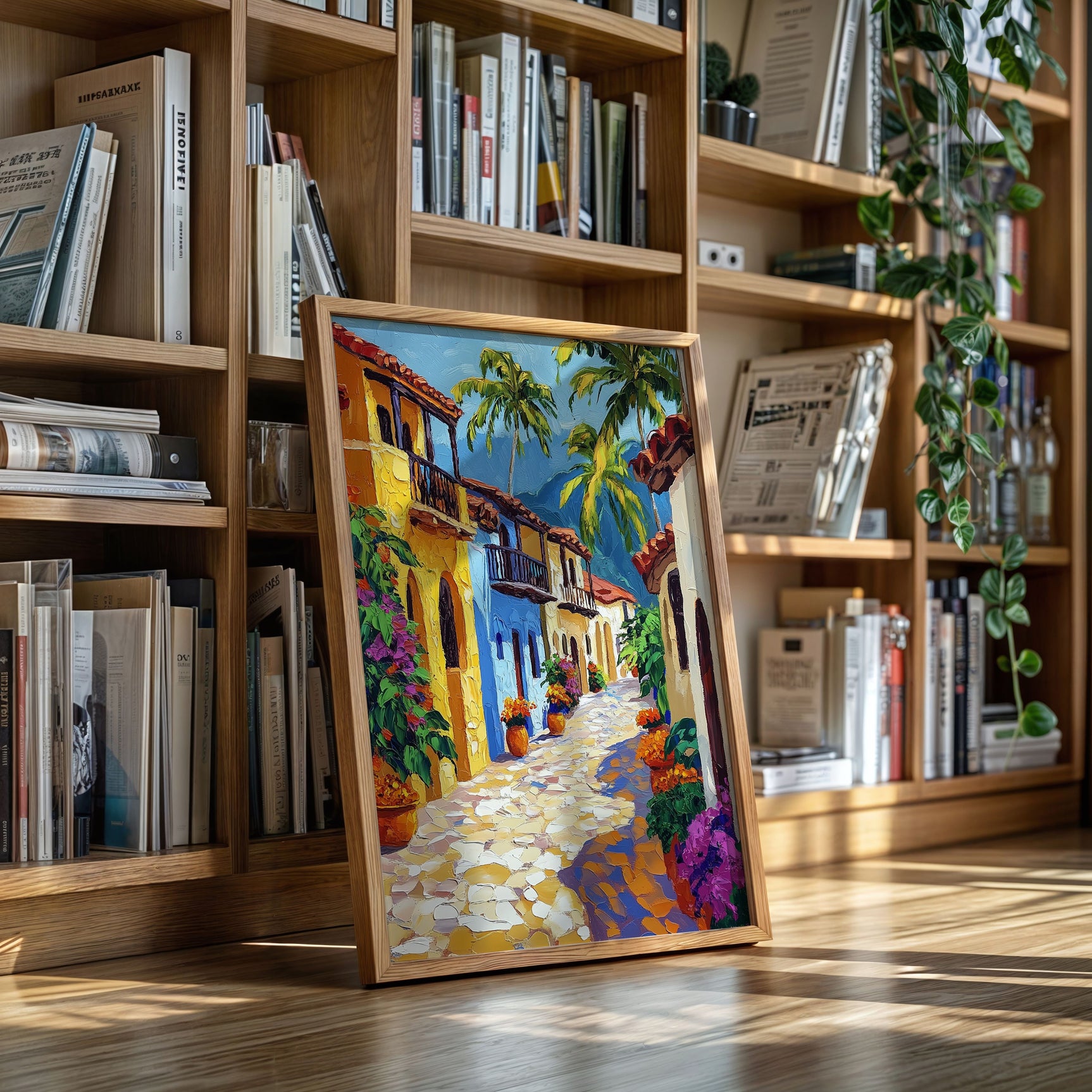 Sunlit Pathways of Color