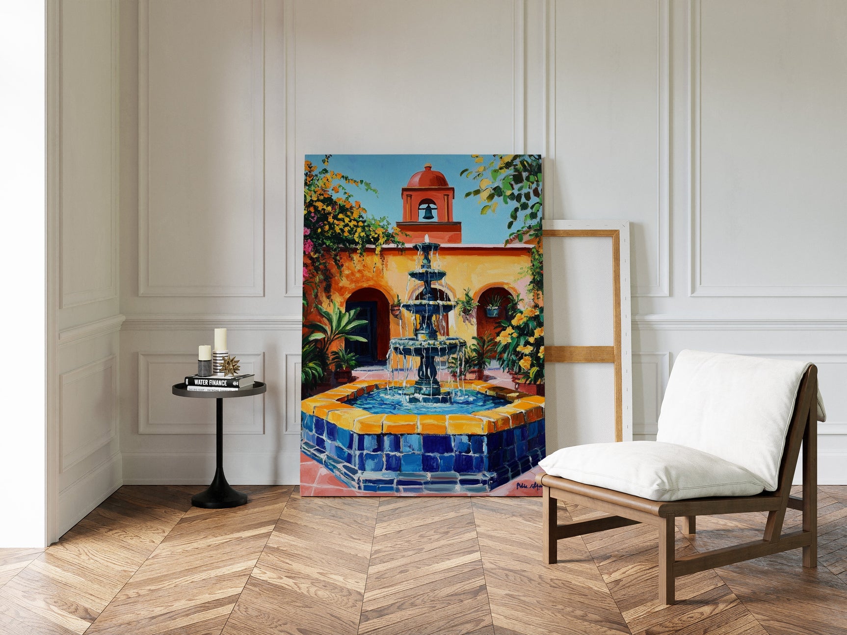 Sunlit Courtyard Reverie