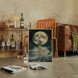 Lunar Reverie by the Sea