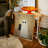Spooky Feline Friendship