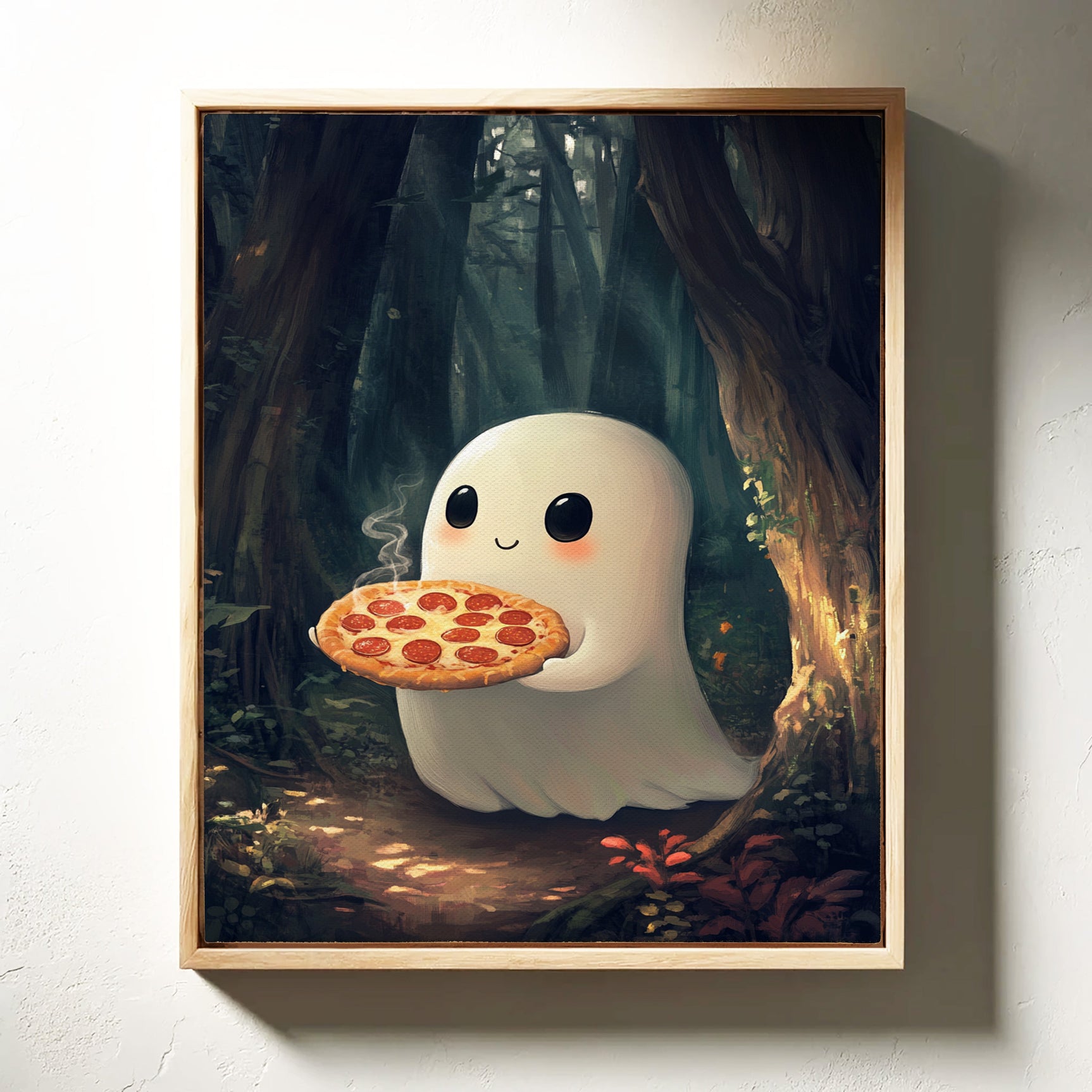 Ghostly Delight in Woodland