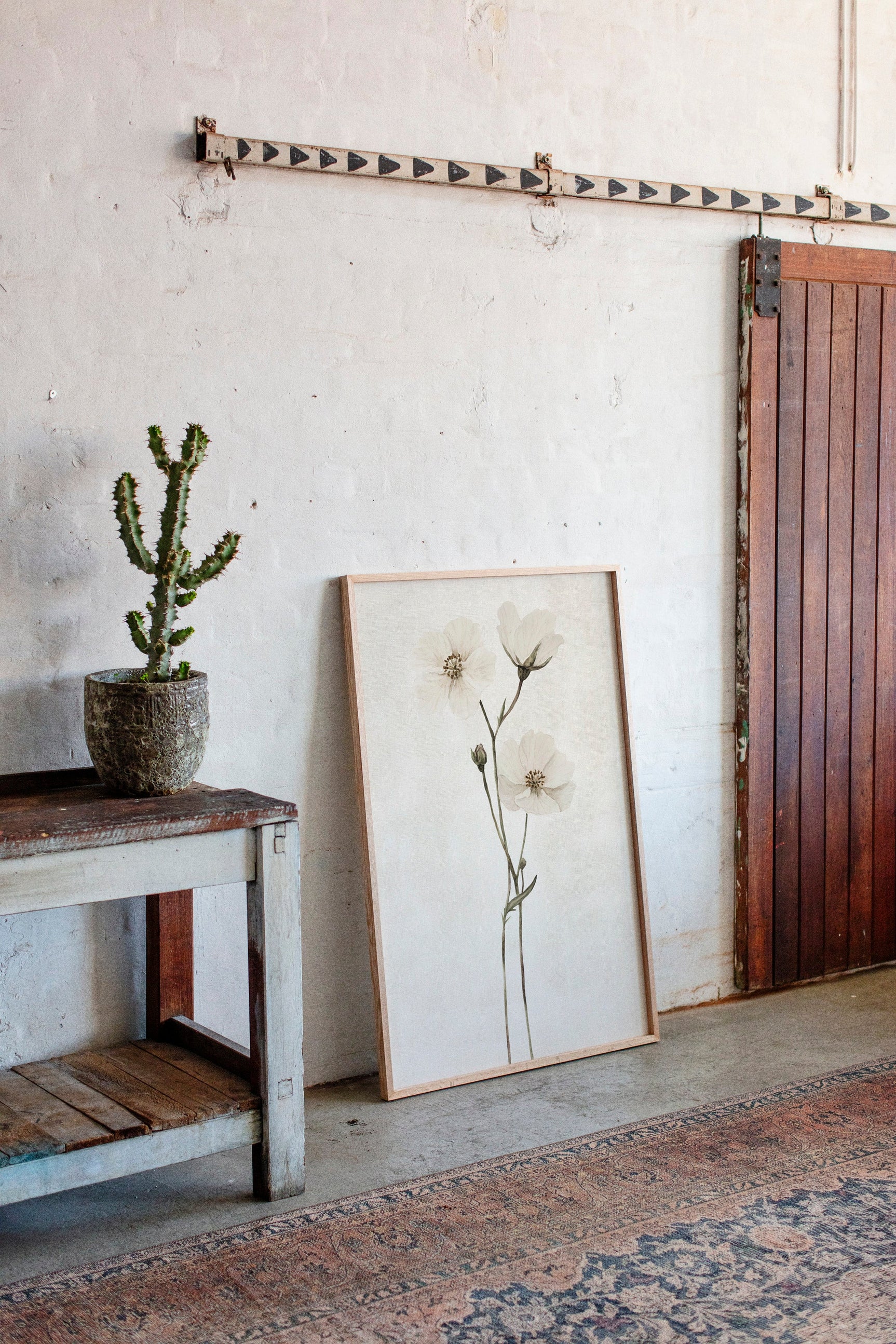 Whispering Blooms: Ivory Serenity
