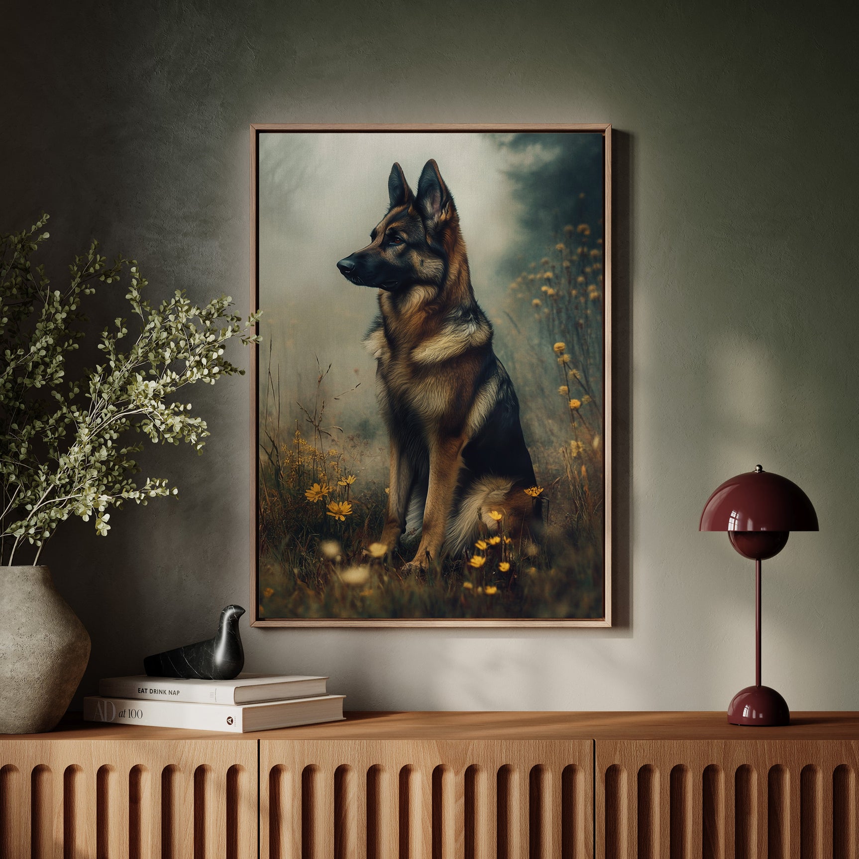 Misty Canine Reverie