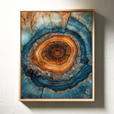 Ethereal Geode - Abstract Mineral Art