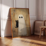 Spooky Feline Friendship