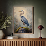 Azure Serenity Heron