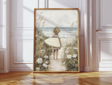 Seaside Surfer Girl