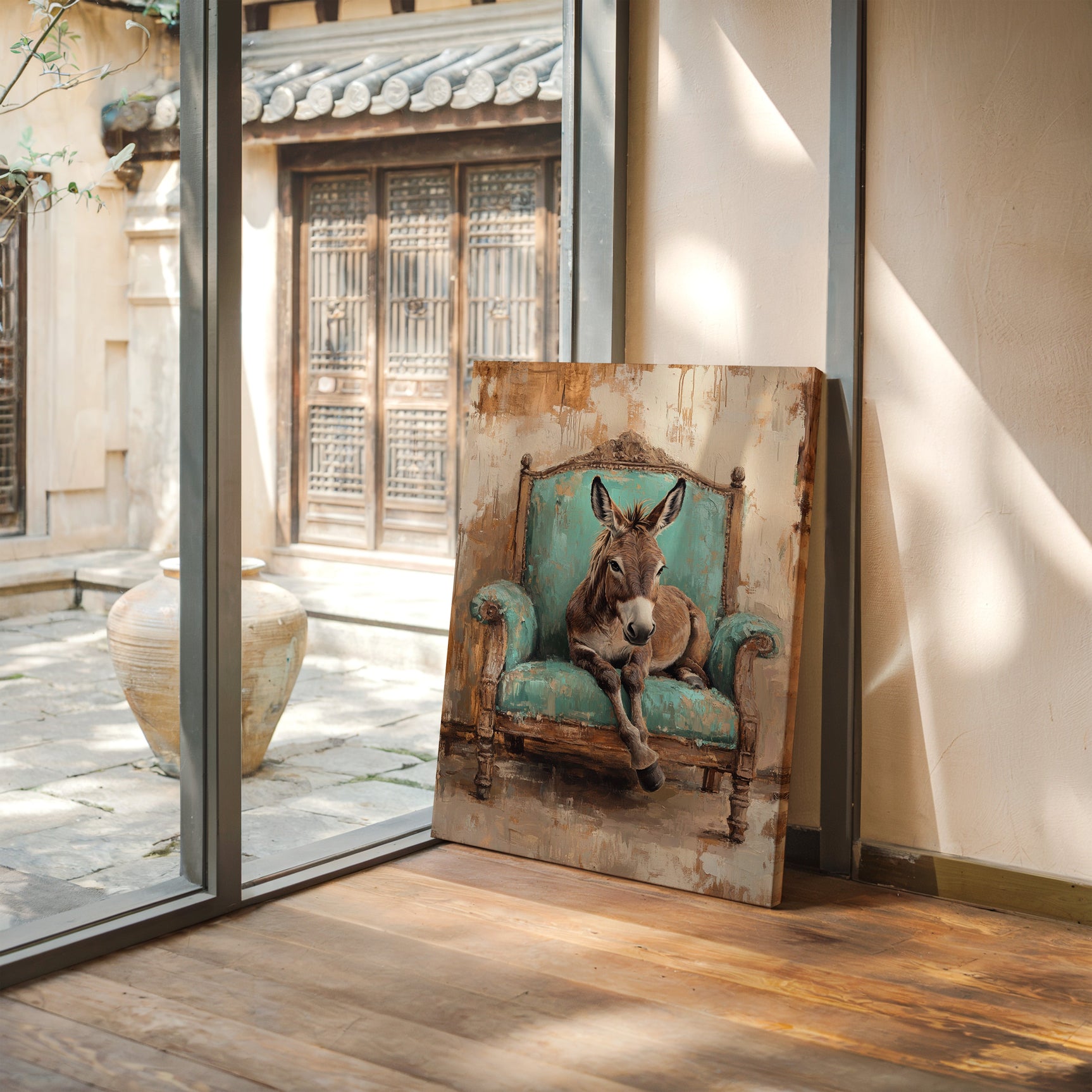 Turquoise Donkey Reverie