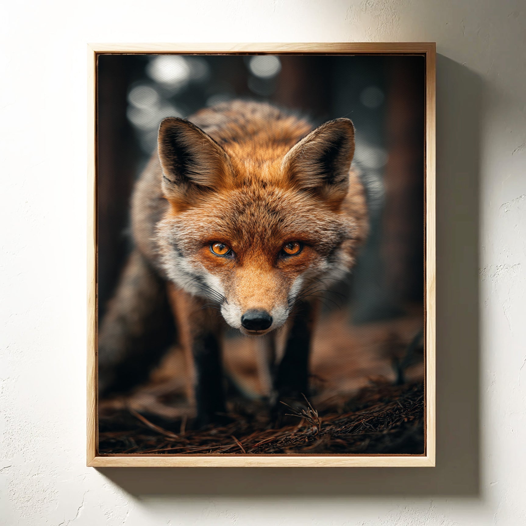 The Watcher Beneath Ancient Pines