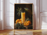 Citrus Glow Under Cosmic Light