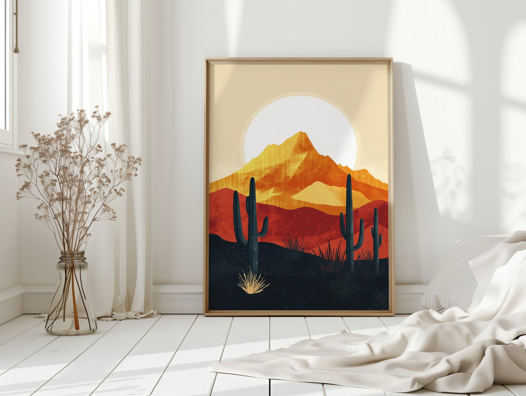Desert Sunrise - Bold Landscape Art