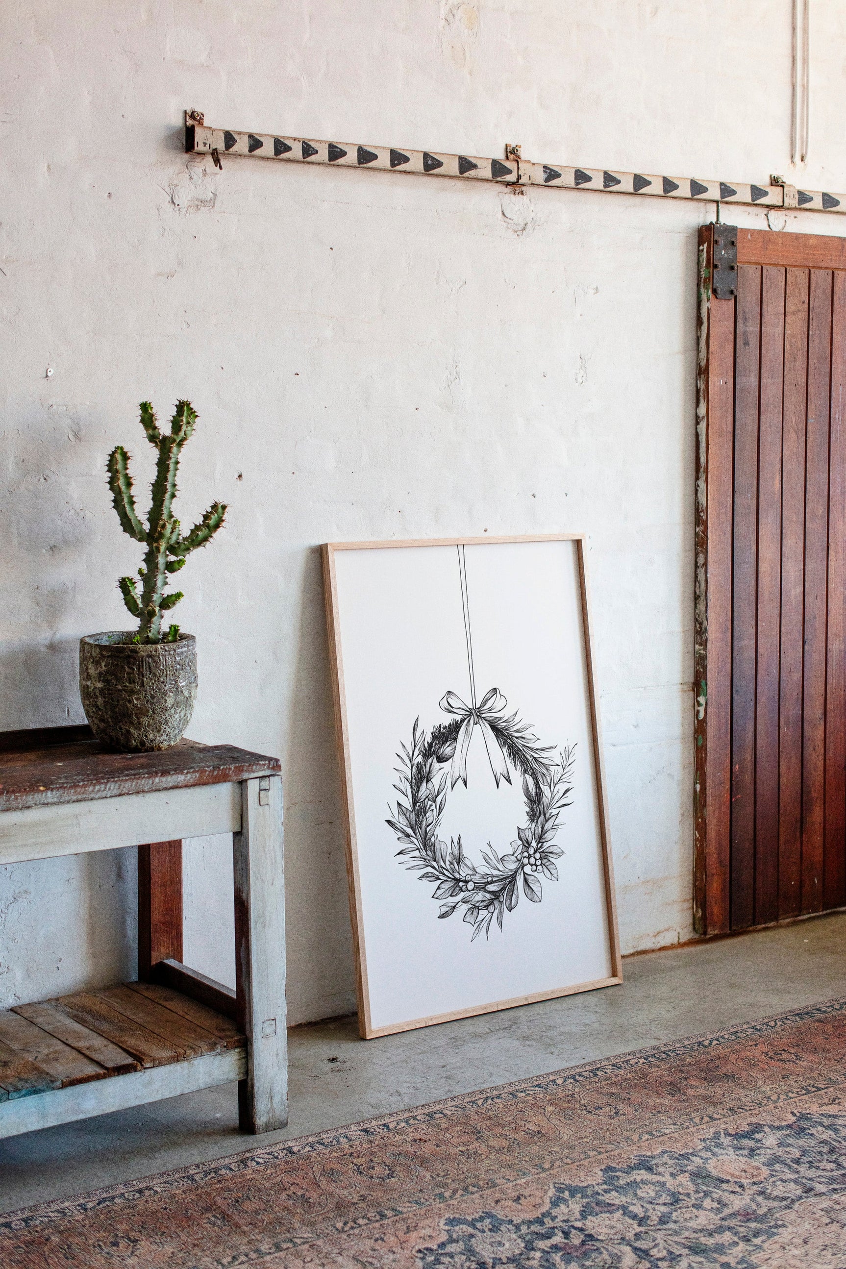 Simple Hand-Drawn Wreath