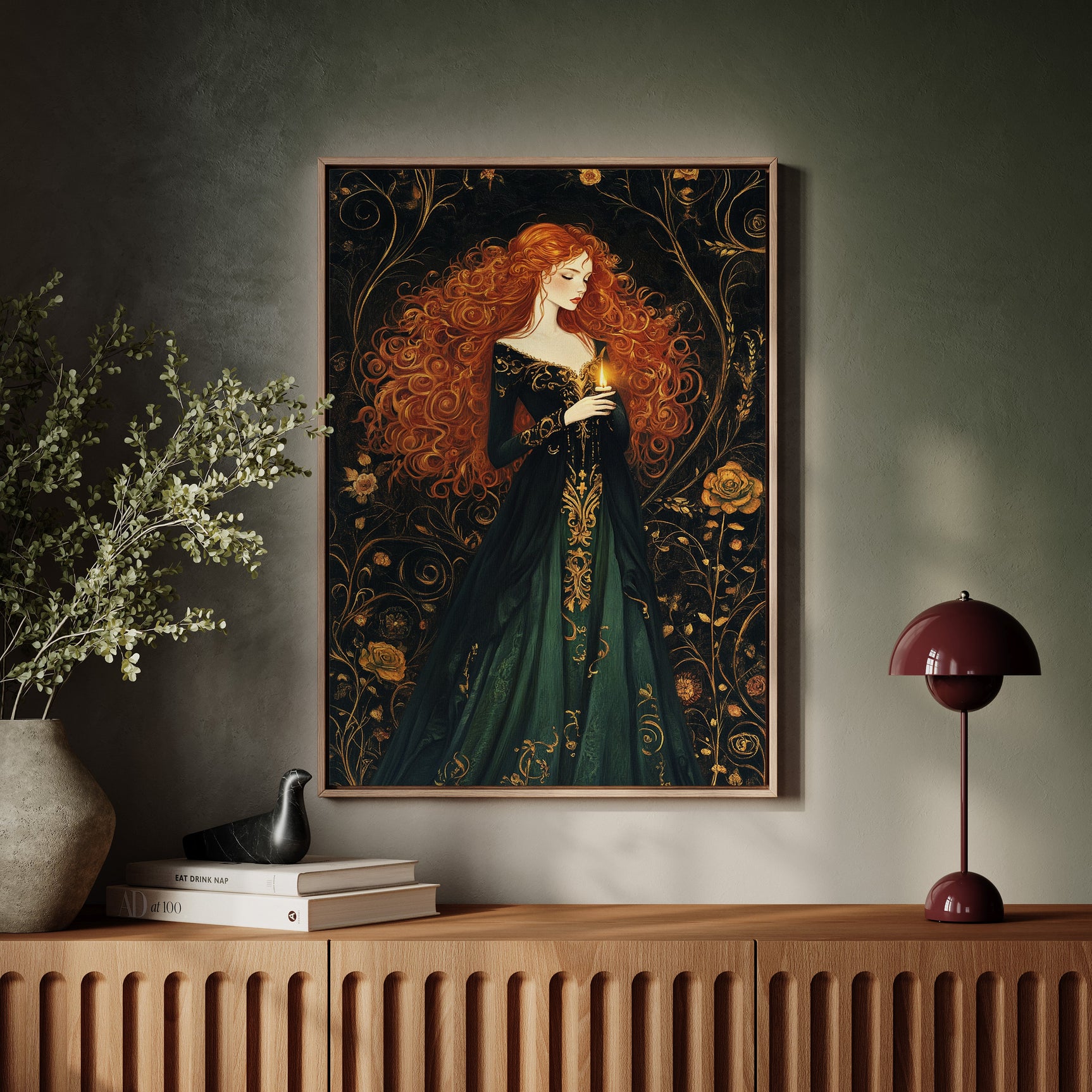 A Flame Among Golden Vines