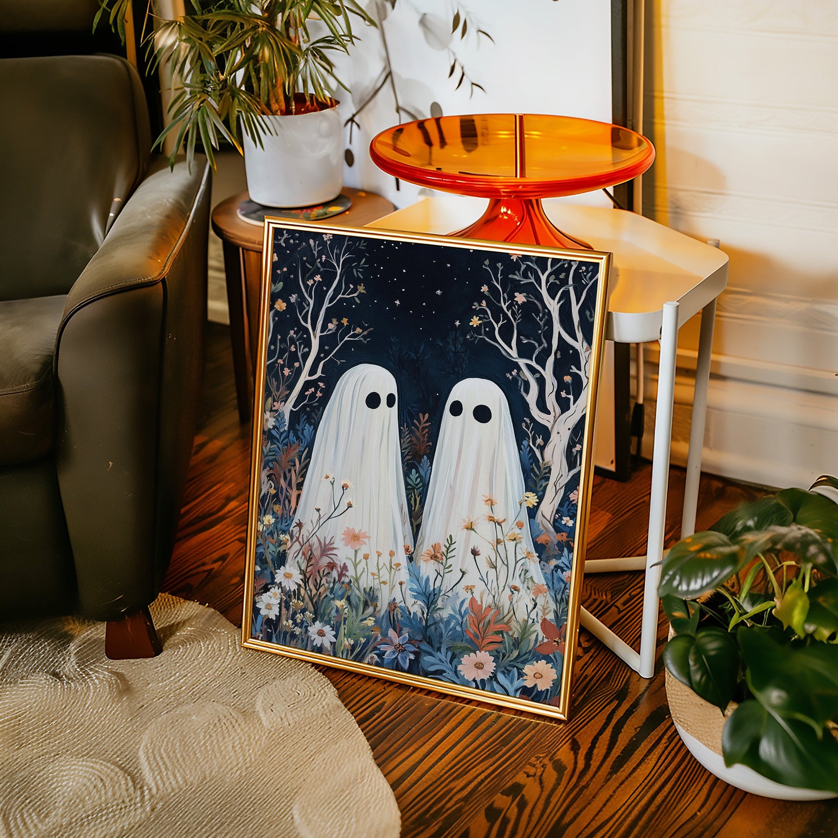 Whispers in the Moonlit Garden