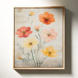 Sunlit Pastel Blossoms