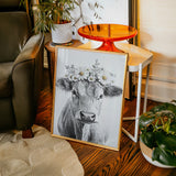 Rustic Daisy Cow