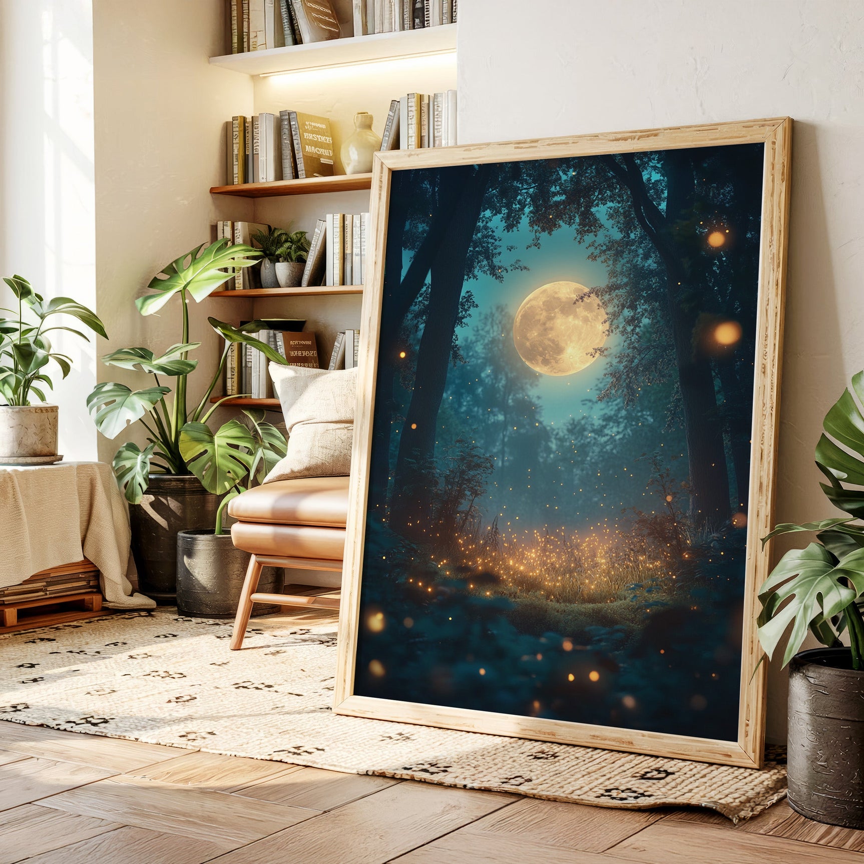 Moonlit Whispers in the Grove