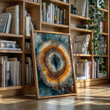 Ethereal Geode - Earthy Abstract Art