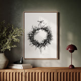 Monochromatic Wreath in Winter