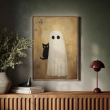 Spooky Feline Friendship