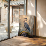 Azure Serenity Heron