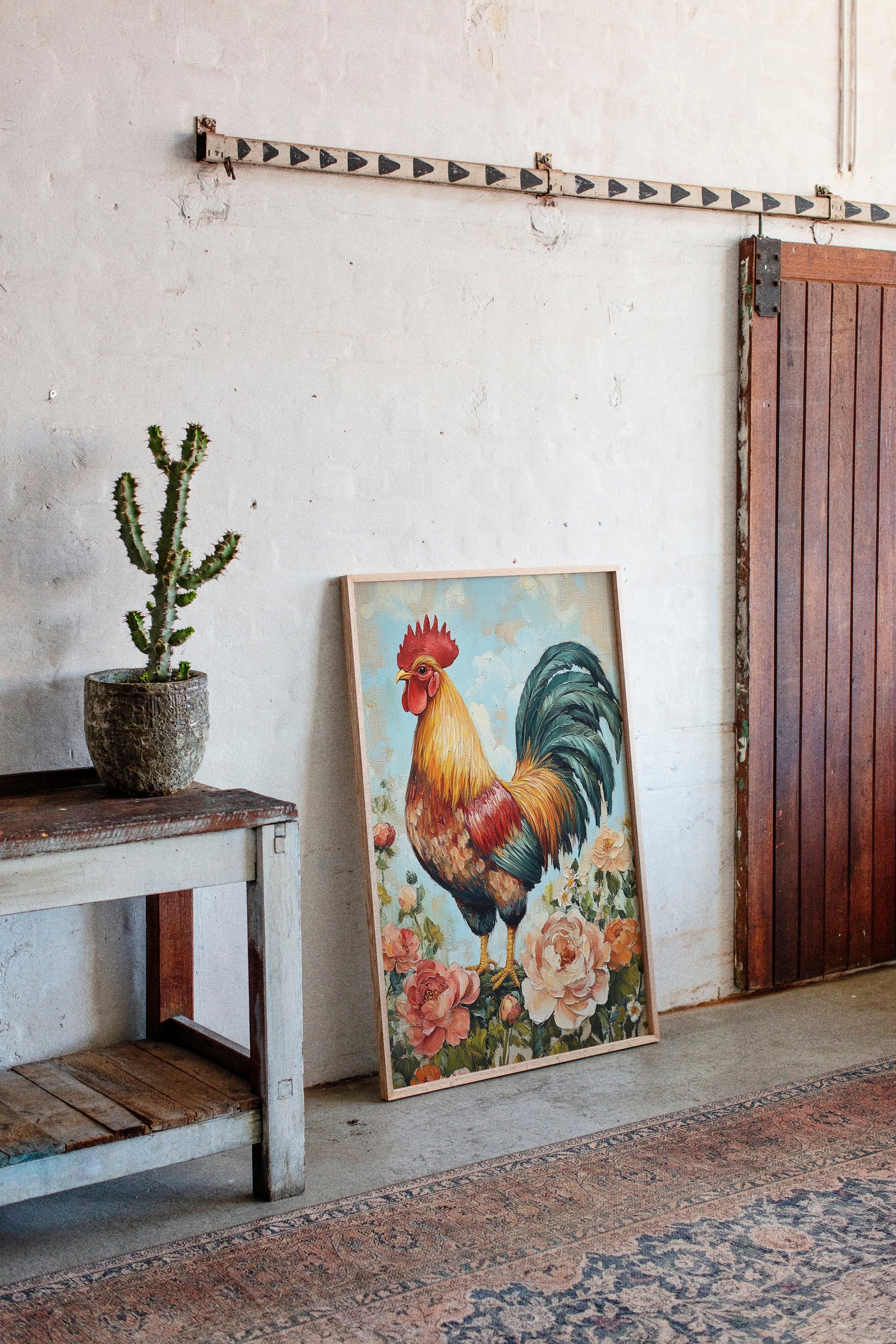 Sunlit Rooster