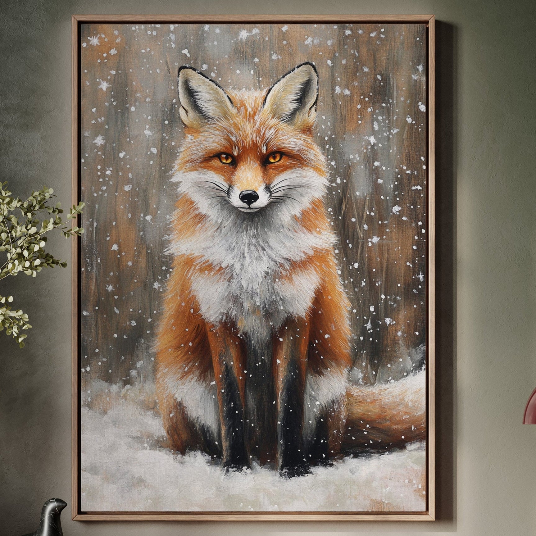 Crimson Snow Fox